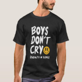 男の子はTシャツを泣かない Tシャツ (正面)
