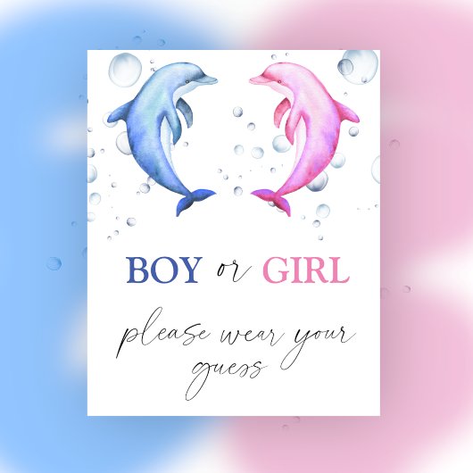 男の子または女の子お願い衣服あなたの推測ポスター ポスター