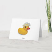 男の子または女の子のためのカスタムなベビーシャワーのサンキューカード サンキューカード (裏面)