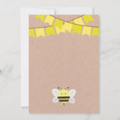 男の子または女の子のための働き者の誕生日の招待状 招待状 (裏面)