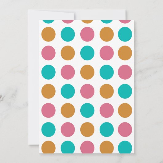 男の子または女の子のケーキ性別の表示 招待状 (裏面)