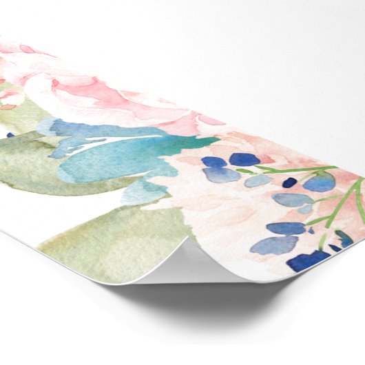 男の子または女の子のフローラチャート、ジェンダーのポスターを推測 ポスター (角)