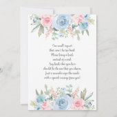 男の子または女の子の性の明らかに 招待状 (裏面)