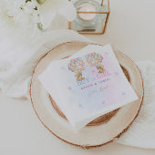 男の子または女の子の性別が装飾を明らかにする スタンダードカクテルナプキン