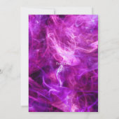 男の子または女の子の性別の表示パーティー 招待状 (裏面)