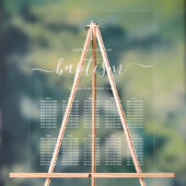 男の子または女の子の《キリスト教》洗礼式や命名式洗礼着席表 アクリルサイン (ニュートラル)