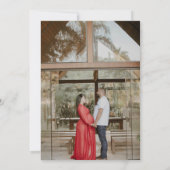 男の子または女の子ニュートラルタンジェンダーリビール招待状 招待状 (裏面)