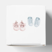 男の子または女の子Gender Revealありがとうギフト フェイバーボックス (上部)