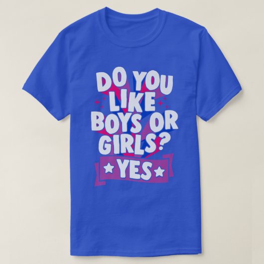 男の子や女の子が好きおもしろいかYesかわいいトレンディーSt Tシャツ (デザイン正面)