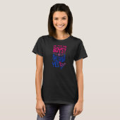 男の子や女の子が好きYesバイセクシャルプライドクート Tシャツ (正面フル)