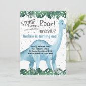 男の子や女の子のための愛らしいパーティーカード 招待状 (スタンド正面)