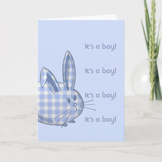 男の子よ！ 案内状 (正面)