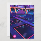 男の子をトランポリンクールパーク13歳の誕生日にする 招待状 (裏面)