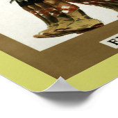 男の子を並べ縁どる ポスター (角)