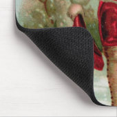 男の子を描写するビクトリアンなクリスマスの郵便はがき マウスパッド (コーナー)