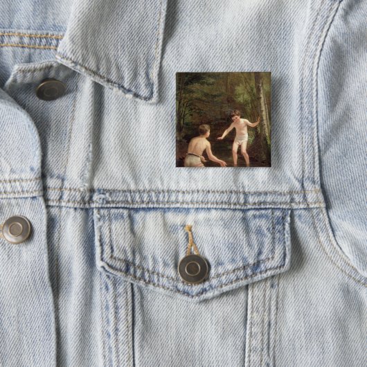 男の子を浸すこと、1873年 缶バッジ (インサイチュ)