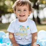 男の子アイスクリームスウィートワン誕生日パーティー服 ベビーTシャツ<br><div class="desc">Boy Ice Cream Sweet One 1st Birthdayパーティー衣装ベビーTシャツすべてのデザインは© PIXEL PERFECTパーティー株式会社</div>