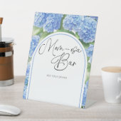 男の子アジサイのママ – オーサバーベビーシャワー 台座サイン (インサイチュ)