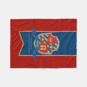 男の子アレックスまたはAの名前と意味の毛布 フリースブランケット (正面(横))