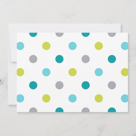 男の子カップルの赤ちゃんシャワー | 北欧は木々の星を生む 招待状 (裏面)