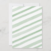 男の子カボチャの赤ちゃんシャワーの水色だ 招待状 (裏面)