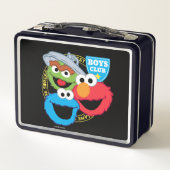 男の子クラブモンスター メタルランチボックス (裏面)