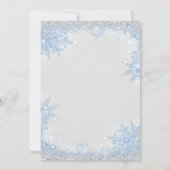 男の子クリスマスベビーシャワー 招待状 (裏面)