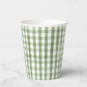 男の子グリーンストンプチョンプロア恐竜1番目の誕生日 紙コップ (裏面)