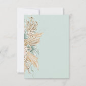 男の子サファリテーマライオンベビーシャワー サンキューカード (裏面)