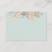 男の子サファリテーマライオン赤ちゃんシャワーの本 エンクロージャーカード (裏面)