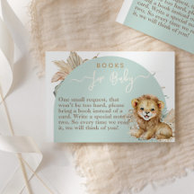 男の子サファリテーマライオン赤ちゃんシャワーの本