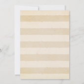 男の子ジャックランタンハロウィーンの赤ちゃんシャワー 招待状 (裏面)