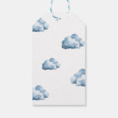 男の子テディベア赤ちゃんシャワーありがとうギフトラベル ギフトタグ (裏面)