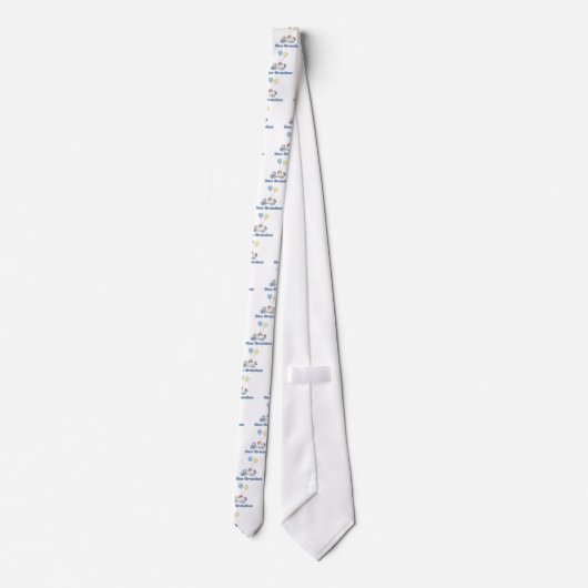 男の子トラックTシャツとギフトのおばあちゃん ネクタイ (裏面)
