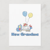 男の子トラックTシャツとギフトのおばあちゃん ポストカード (正面)