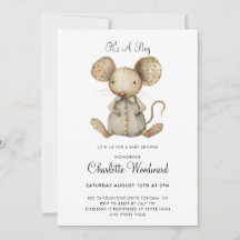 男の子ネズミの男の子のシャワー