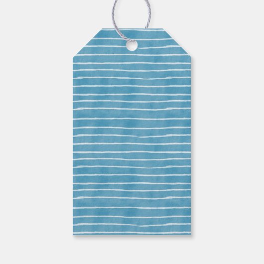 男の子ハッピーエレファントベイビーシャワー好意ギフトラベル ギフトタグ (裏面)