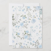 男の子バニーの赤ちゃんシャワー 招待状 (裏面)