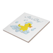 男の子バブルの赤ちゃんシャワー タイル (側面)