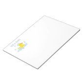 男の子バブルの赤ちゃんシャワー ノートパッド (アングル)