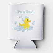 男の子バブルの赤ちゃんシャワー 缶クーラー (正面)