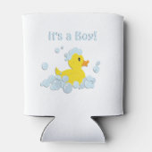 男の子バブルの赤ちゃんシャワー 缶クーラー (裏面)