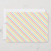 男の子バルーン1st誕生日招待状 – ダウンロード可能 招待状 (裏面)