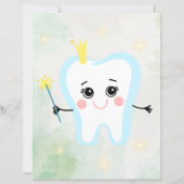 男の子パーソナライズされた妖精の手紙の魔法の形見 (裏面)