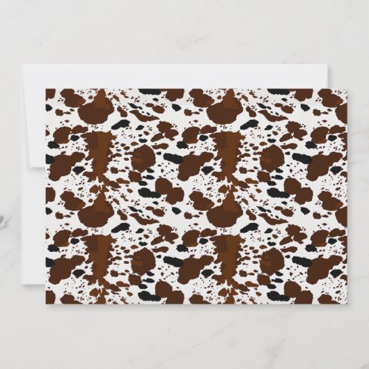 男の子フォトロープマイ最初のロデオカウボーイ1st誕生日 招待状 (裏面)