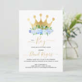 男の子フローラのシャワー招待状 セーブザデート (スタンド正面)