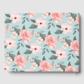 男の子フローラの巣の赤ちゃんシャワー ゲストブック (裏面)