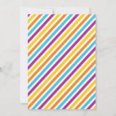 男の子プール誕生日パーティー 招待状 (裏面)