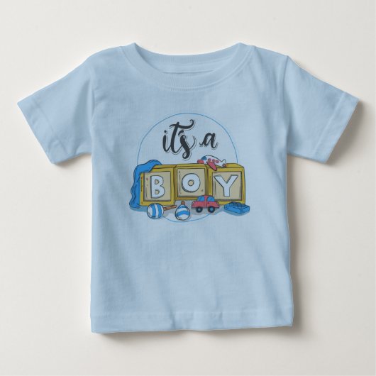男の子ベビー素晴らしのジャージーTシャツ ベビーTシャツ (正面)