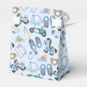 男の子ベビー フェイバーボックス (裏面サイド)